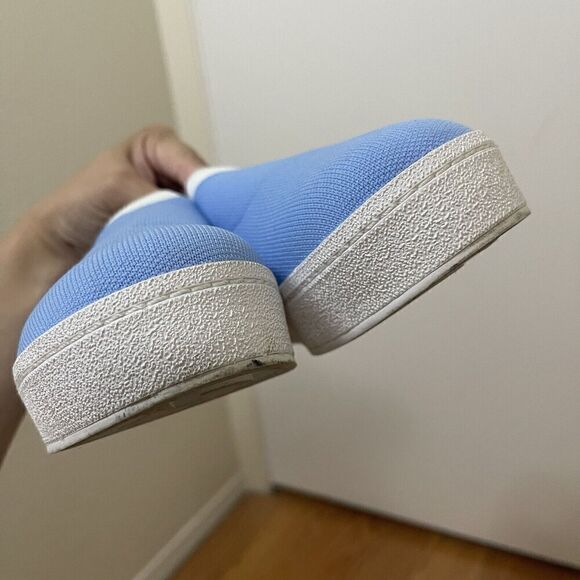 Opening Ceremony Blue Bobby Sock Pom Pom Sneakers slip-on knit shoes EU 38 - Picture 6 of 12